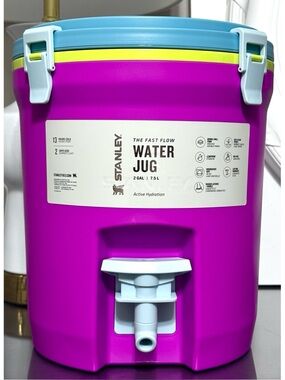 STANLEY Adventure Fast Flow 2 Gal Water Jug, CACTUS FLOWER